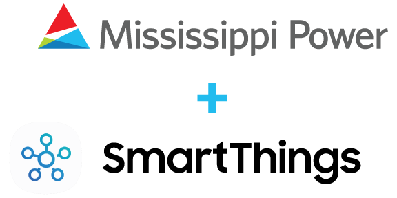 Mississippi Power + SmartThings Logos